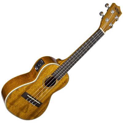 Kala KA-CGE Gloss Mahogany Concert Ukulele with Electronics