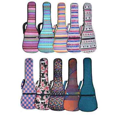 Hot Seal 10MM Sponge Padding Waterproof Durable Colorful Conventional Ukulele Case Bag